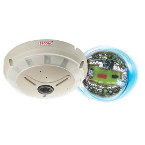 SECOM 1.3 MP Fish Eye Panoramic Camera SECOM 1.3 MP Fish Eye Panoramic Camera